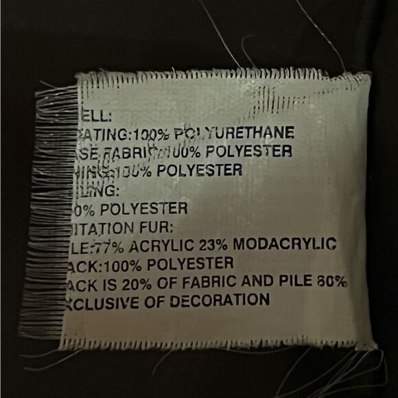 Gap Women's Brown Hooded Puffer Jacket Coat Faux Fur Trim Small EUC - Picture 6 of 7